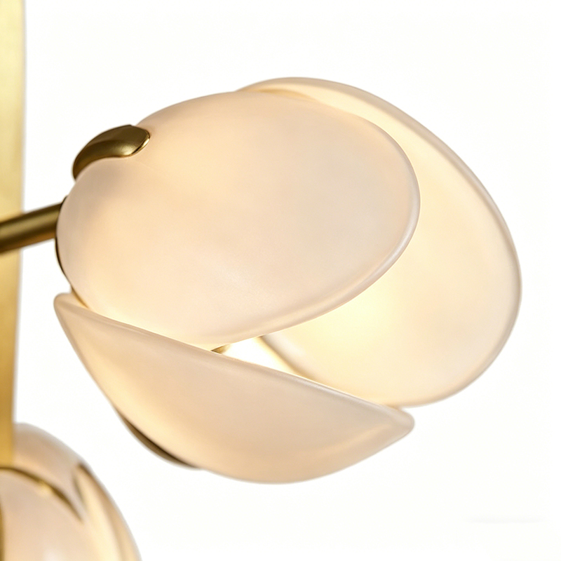 Floral Bloom Brass Chandelier Series - Image 8