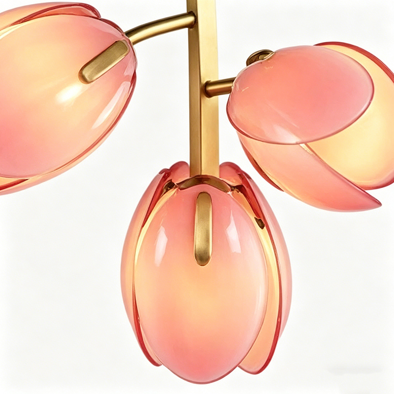 Floral Bloom Brass Chandelier Series - Image 11