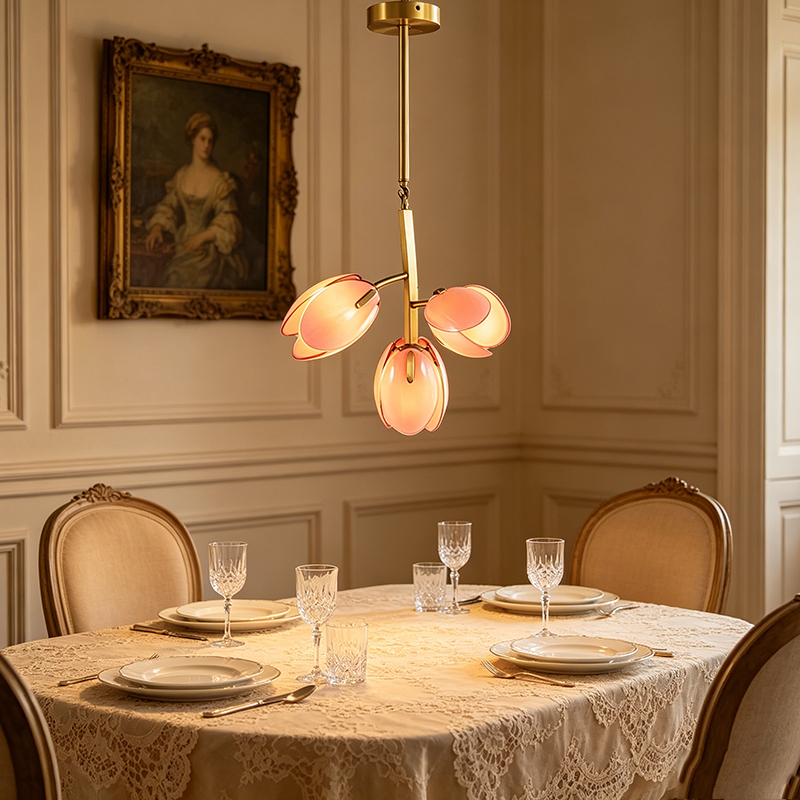 Floral Bloom Brass Chandelier Series - Image 10