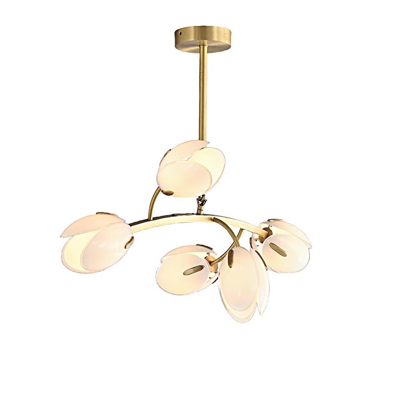 Floral Bloom Brass Chandelier Series - Image 3