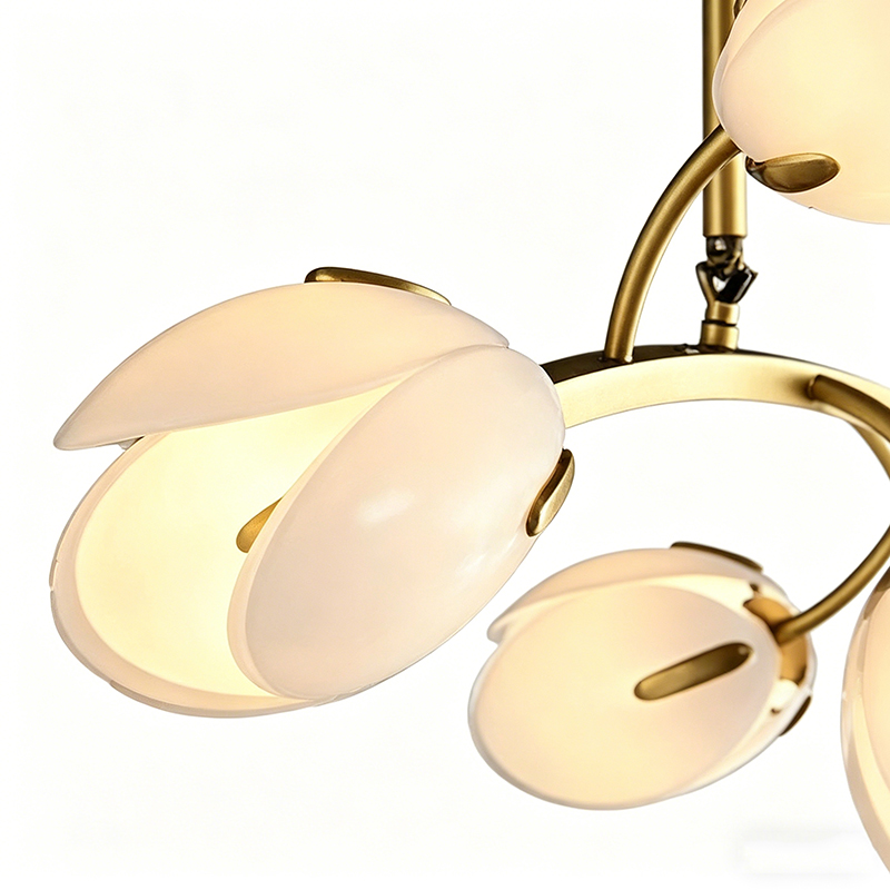 Floral Bloom Brass Chandelier Series - Image 2