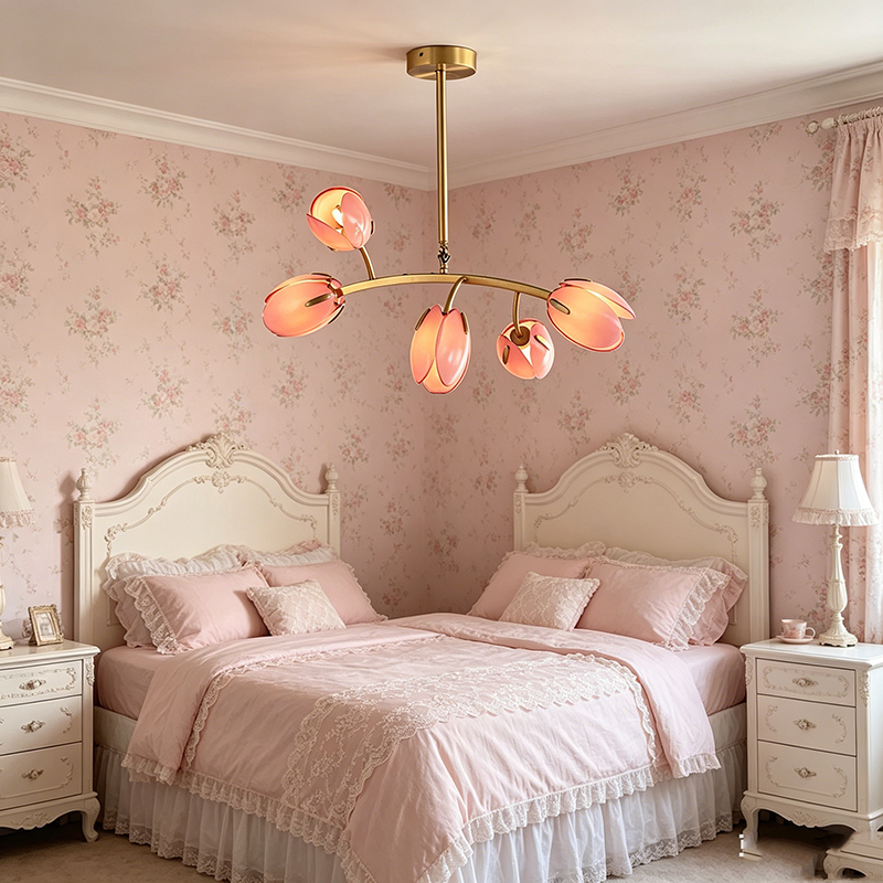 Floral Bloom Brass Chandelier Series - Image 4