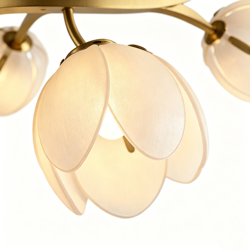 Floral Bloom Brass Chandelier Series - Image 14