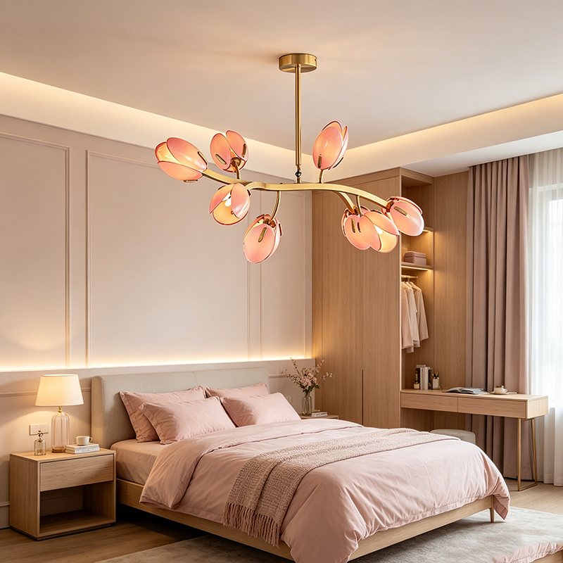 Floral Bloom Brass Chandelier Series - Image 16