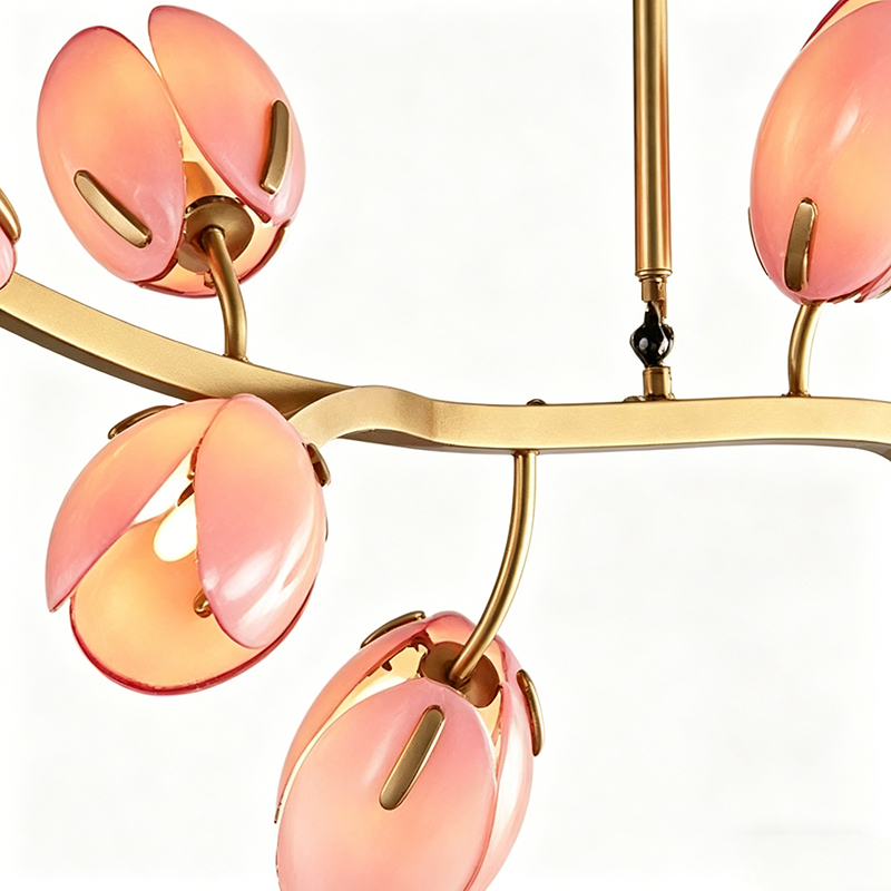 Floral Bloom Brass Chandelier Series - Image 17