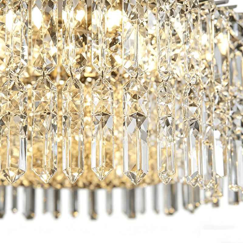 Modern Cylindrical Crystal Chandelier Series - Image 2