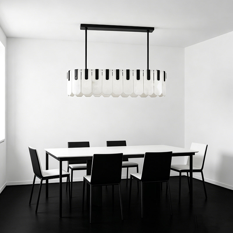 Tiered Alabaster & Brass Chandelier Collection - Image 18