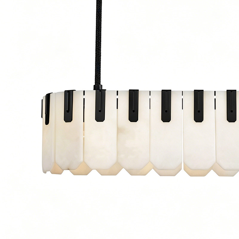 Tiered Alabaster & Brass Chandelier Collection - Image 19