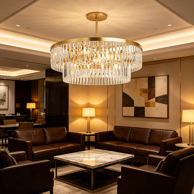 Tiered Linear Drop Chandelier Collection - Image 4
