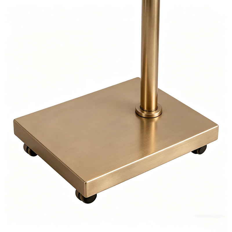 Vintage Brass Adjustable Task Floor Lamp Trio - Image 3