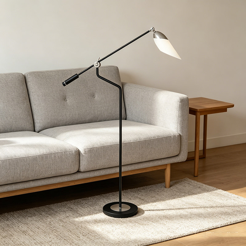 Adjustable Balance-Arm Task Floor Lamp Duo - Image 4