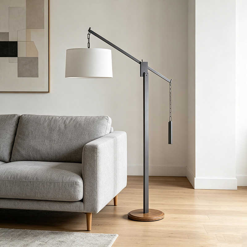 Counterbalance Swing-Arm Floor Lamp - Image 2