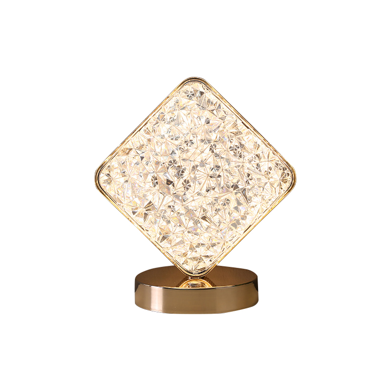 Glam Decorative Acrylic & Metal Cordless Rechargeable Ambient Lamp Collection - Image 8