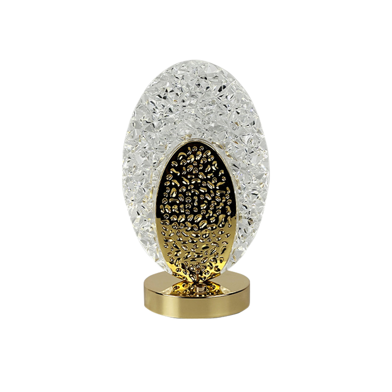 Glam Decorative Acrylic & Metal Cordless Rechargeable Ambient Lamp Collection - Image 14