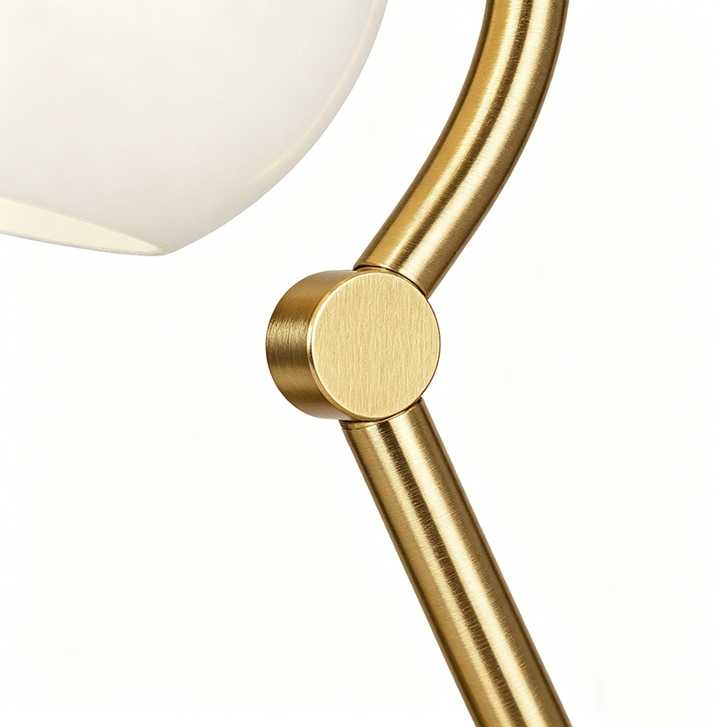 Functional Modern Iron & Glass Work Lamp For Home & Office - Image 2