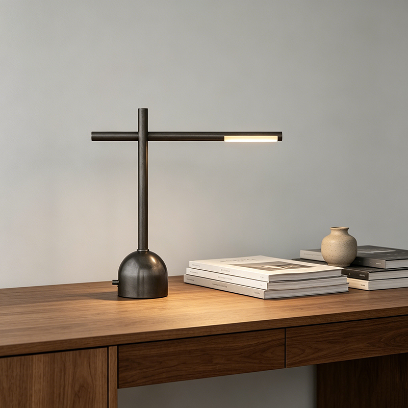 Modern Adjustable Iron And Glass Led Task Lamp For Home Office And Study - Image 4