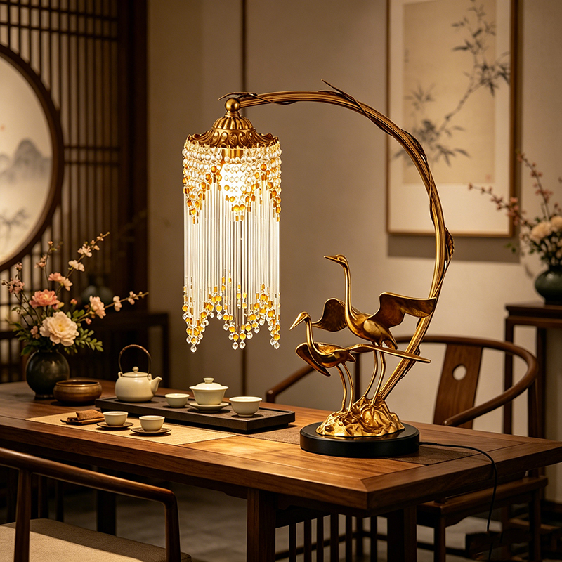 Luxury Vintage Brass & Glass Task Desk Lamp Collection (3 Styles) - Image 7