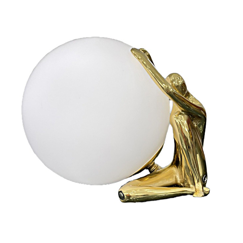 Exquisite Artisan Brass & Glass Rechargeable Table Lamp Collection (6 Designs) - Image 2