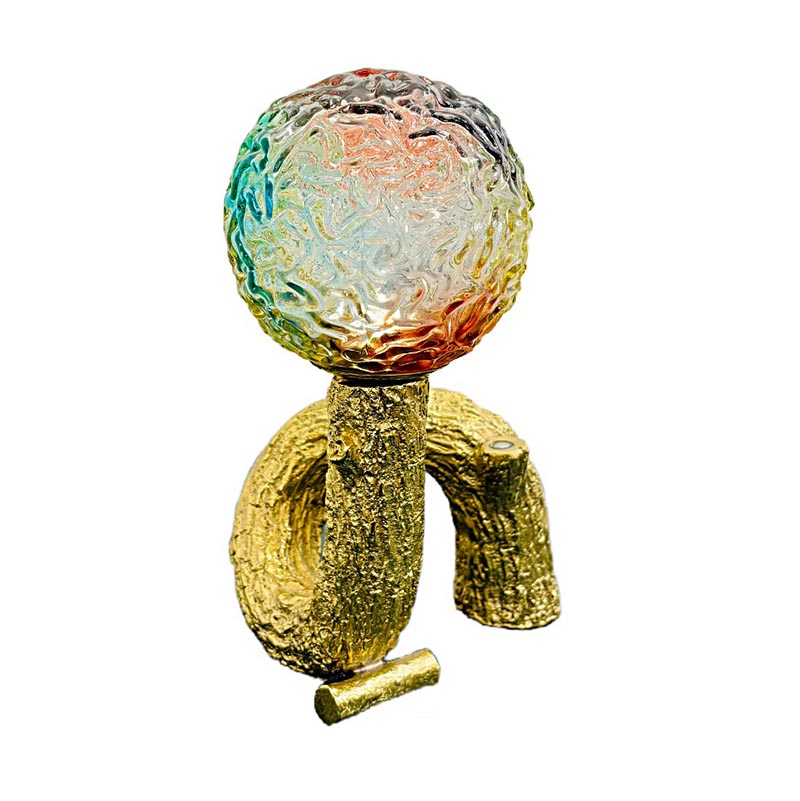 Exquisite Artisan Brass & Glass Rechargeable Table Lamp Collection (6 Designs) - Image 10