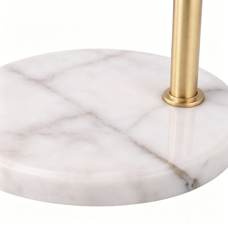 Modern Luxury Brass/Marble & Iron/Alabaster Adjustable Task Desk Lamp Collection - Image 2