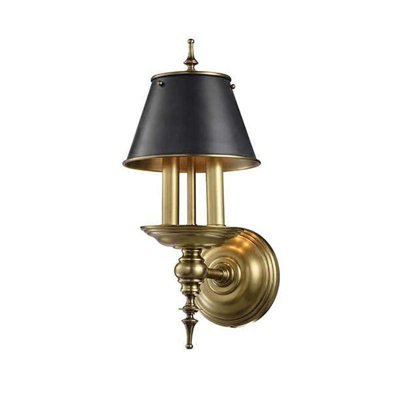 Antique Brass Bell-Shade Wall Sconce (Single & Double Head Options) - Image 3