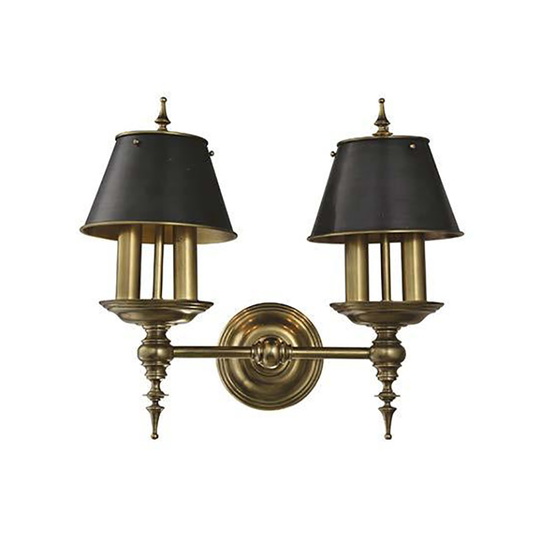 Antique Brass Bell-Shade Wall Sconce (Single & Double Head Options) - Image 6
