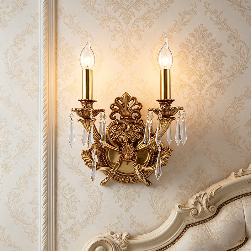 French Lost-Wax Casting Baroque Wall Sconce