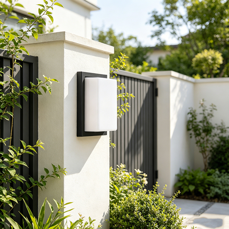 Modern Aluminum Pc Outdoor Wall Sconce Elegant Exterior Lighting Fixture - Image 2