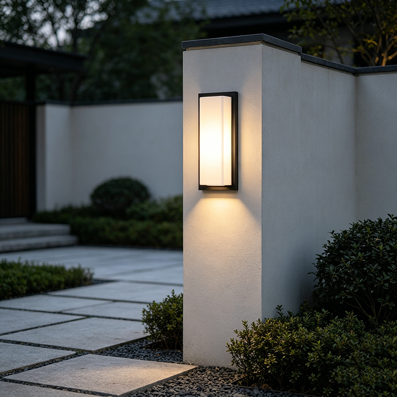 Modern Aluminum Pc Outdoor Wall Sconce Elegant Exterior Lighting Fixture - Image 4