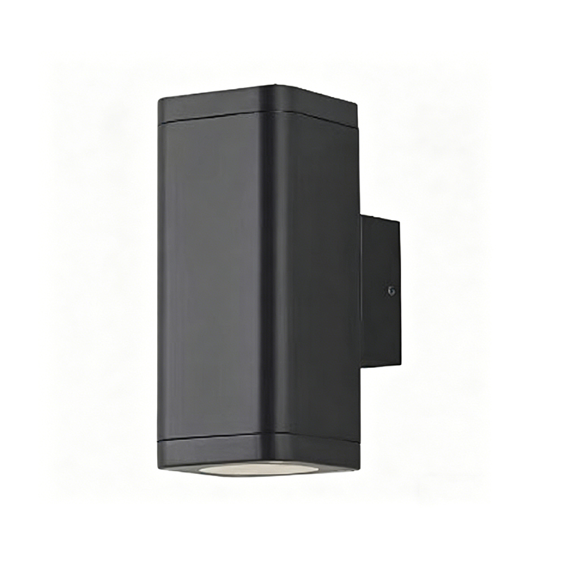 Modern Square Aluminum Outdoor Wall Sconce, Up And Down LED Light Fixture - Image 3