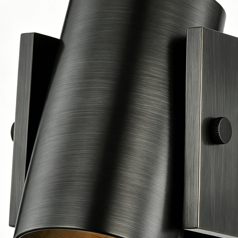 Modern Adjustable Metal Wall Sconce, 2 Finishes Work Light for Indoor Use - Image 4
