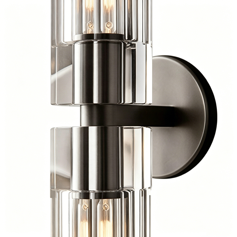 Statement Geometric Double-Layer Wall Fixture - Image 5