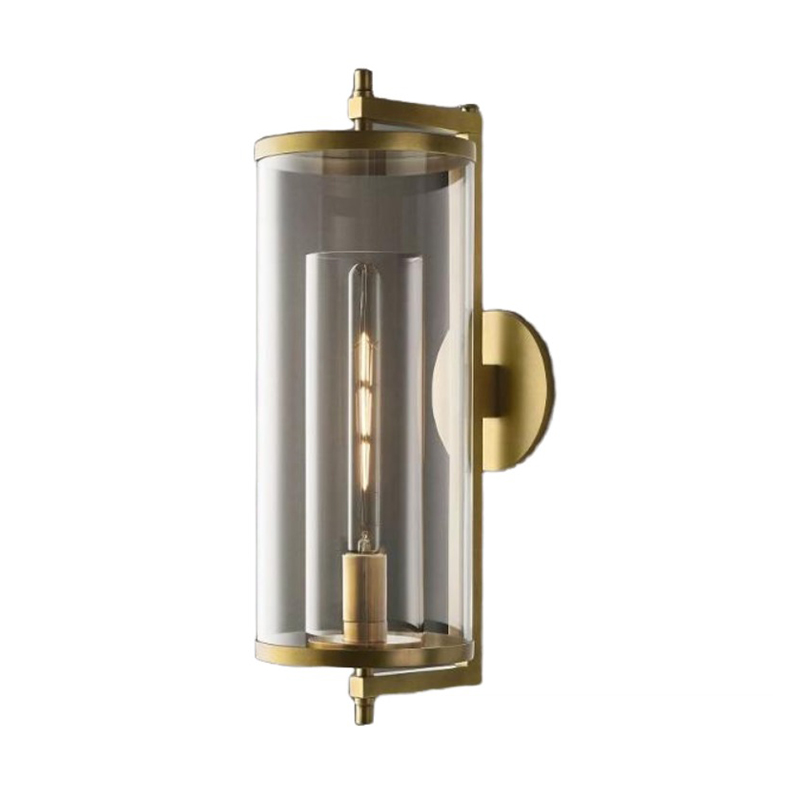 Modern Double Glass Lantern Wall Sconce - Image 3
