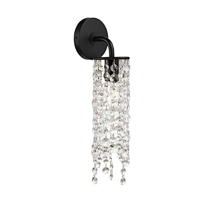 Luxury Crystal Waterfall Wall Lamp (2 Finish Options) - Image 8