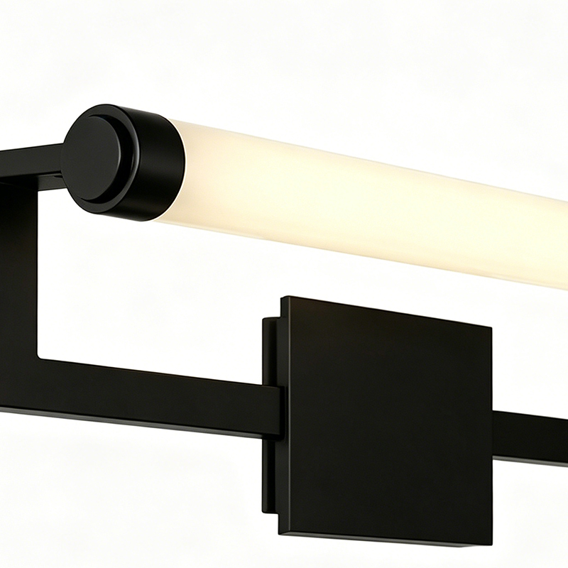 leek Modern Iron & Glass Linear LED Picture & Mirror Wall Light Set - Image 8