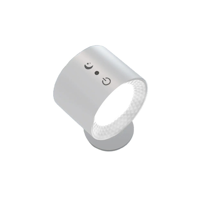 Adjustable ABS Rechargeable Wall Lamp, 2-Color Touch Control LED Sconce - Image 6