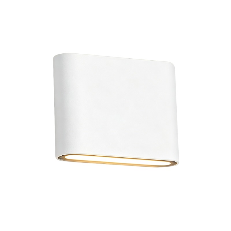 Streamlined Edge Aluminum Rechargeable Wall Lamp, Neutral Tone LED Fixture - Image 8
