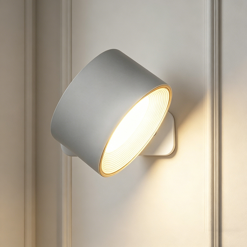 Adjustable ABS+PC Rechargeable Wall Lamp, 2-Color Modern LED Sconce - Image 5