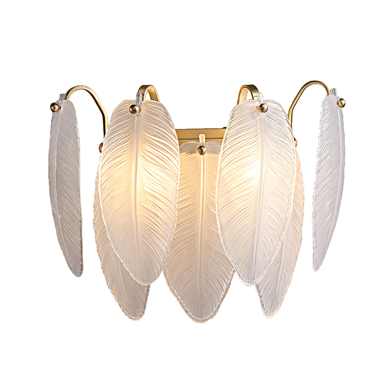 Vintage Luxury Brass & Glass Wall Sconce Collection (3 Unique Glass Designs) - Image 3