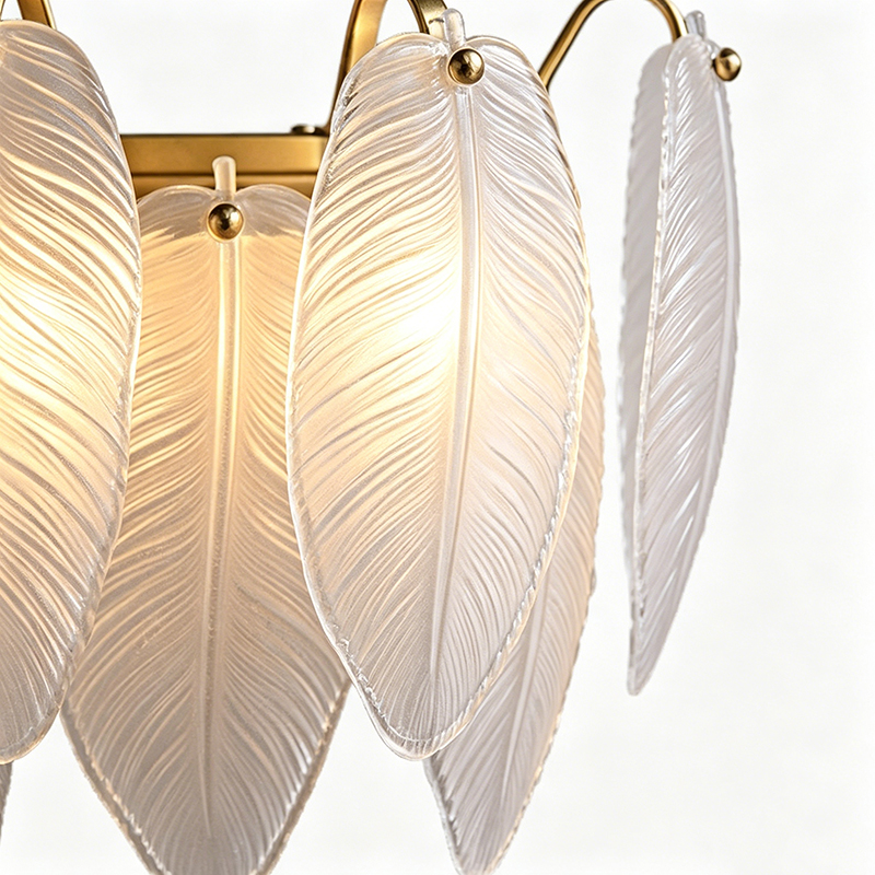 Vintage Luxury Brass & Glass Wall Sconce Collection (3 Unique Glass Designs) - Image 2