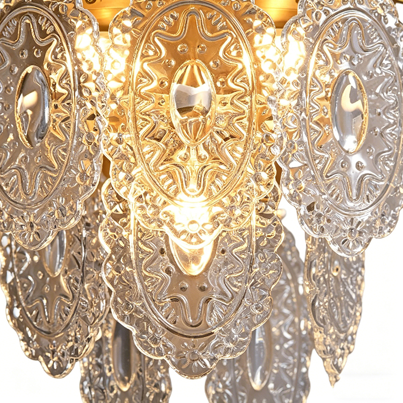 Vintage Luxury Brass & Glass Wall Sconce Collection (3 Unique Glass Designs) - Image 5
