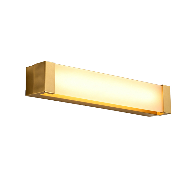 Premium Brass Framed Frosted Acrylic Wall Light Collection - Image 5