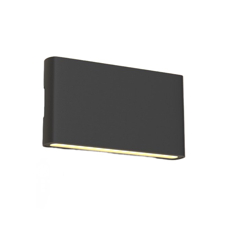 Modern Linear Aluminum Rechargeable Wall Sconce, Glass Diffuser LED Light - Image 3