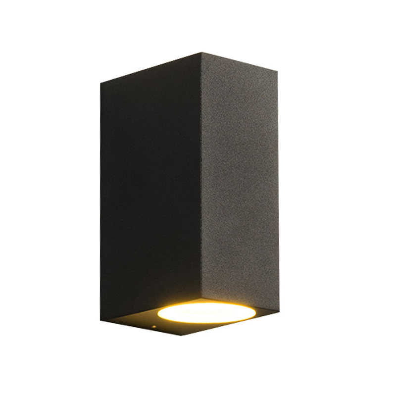 Minimalist Aluminum Outdoor Wall Sconce, 2 Styles LED Light With Glass - Image 9