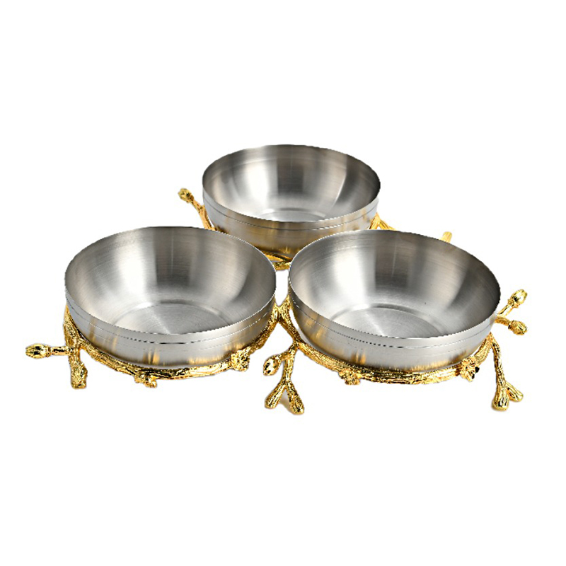 Botanical Branch Stainless Steel & Zinc Alloy Serving Set - Image 6