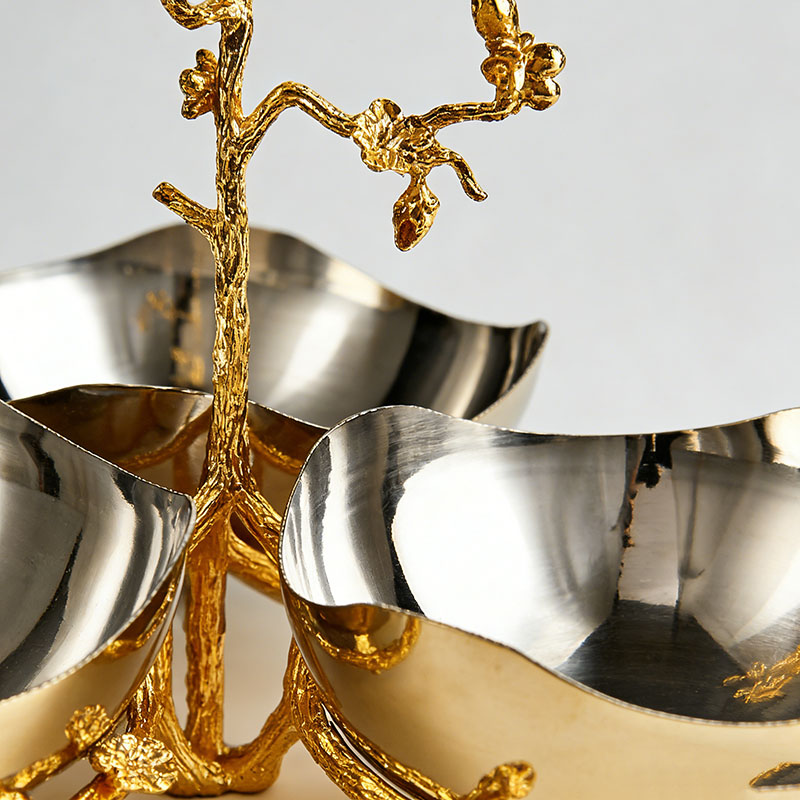 Botanical Branch Stainless Steel & Zinc Alloy Serving Set - Image 2
