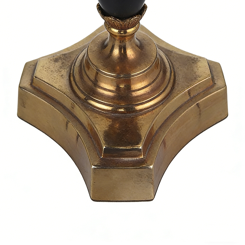Classic Brass Glass Marble Candle Holder Collection (Four Styles) - Image 8
