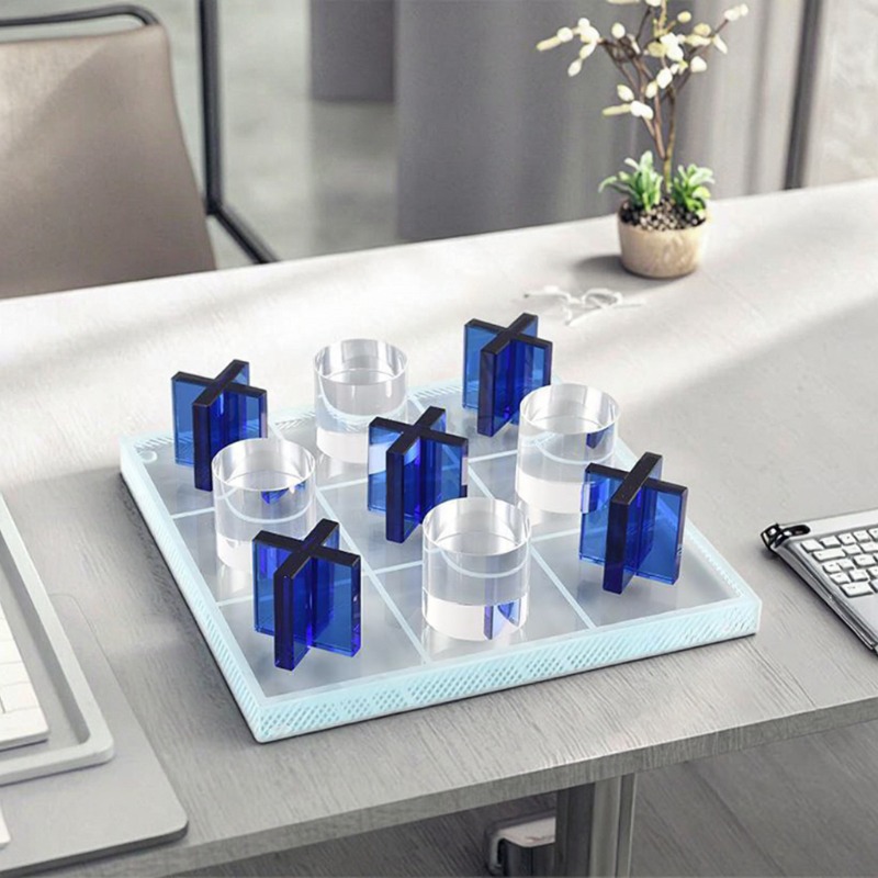 Luxe Crystal Tabletop Chess Set (4 Variations Of Color & Style Designs) - Image 5