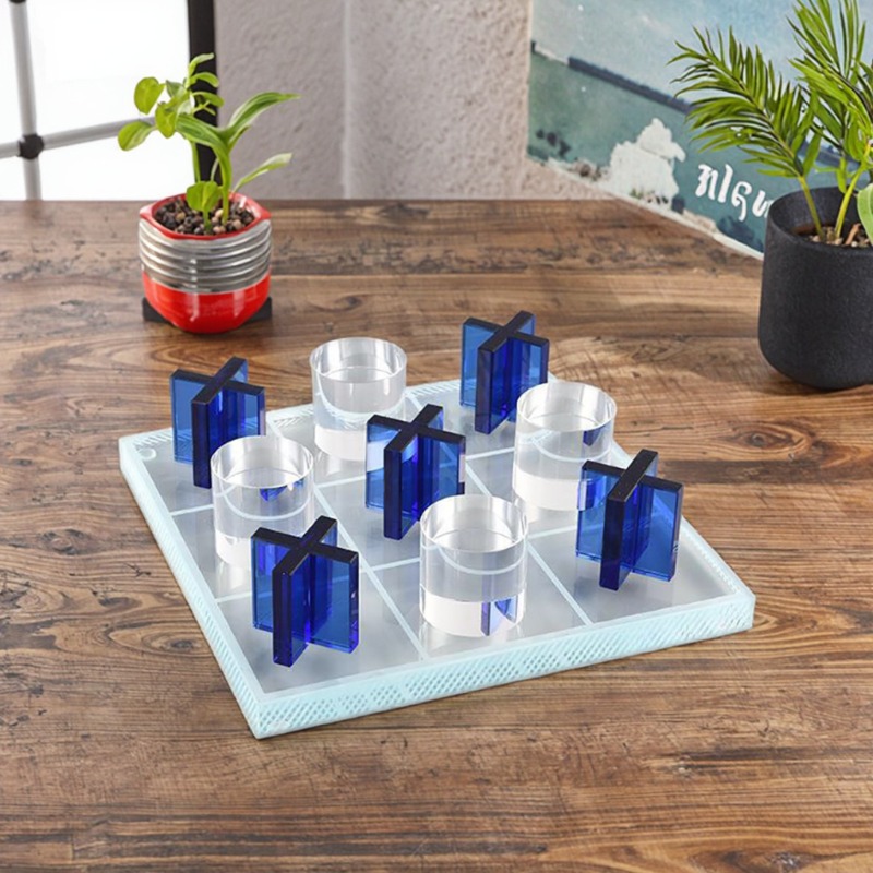 Luxe Crystal Tabletop Chess Set (4 Variations Of Color & Style Designs) - Image 4