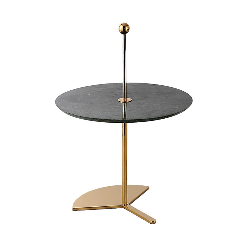 Modern Stainless Steel & Marble Jewelry Stand Set (Two Finishes) - Image 3